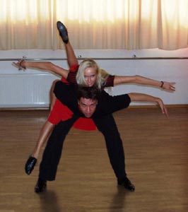 Robert Kudelski (aktor) i Agnieszka Pomorska (tancerka)