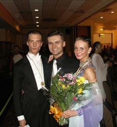 Marek KOSATY i Paulina GLAZIK<br> w towarzystwie Roberta WOTY